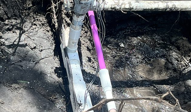 Full Irrigation System Installation with Mini-Excavator &ndash; on site