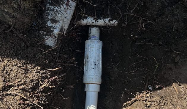 Lateral Line & Riser Replacement Behind a Retaining Wall &ndash; on site
