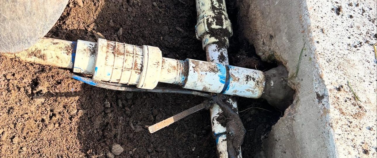 Boring a New Irrigation Line Under a Concrete Walkway